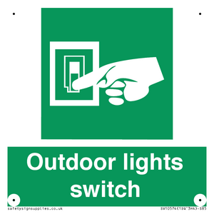 Outdoor lights switch